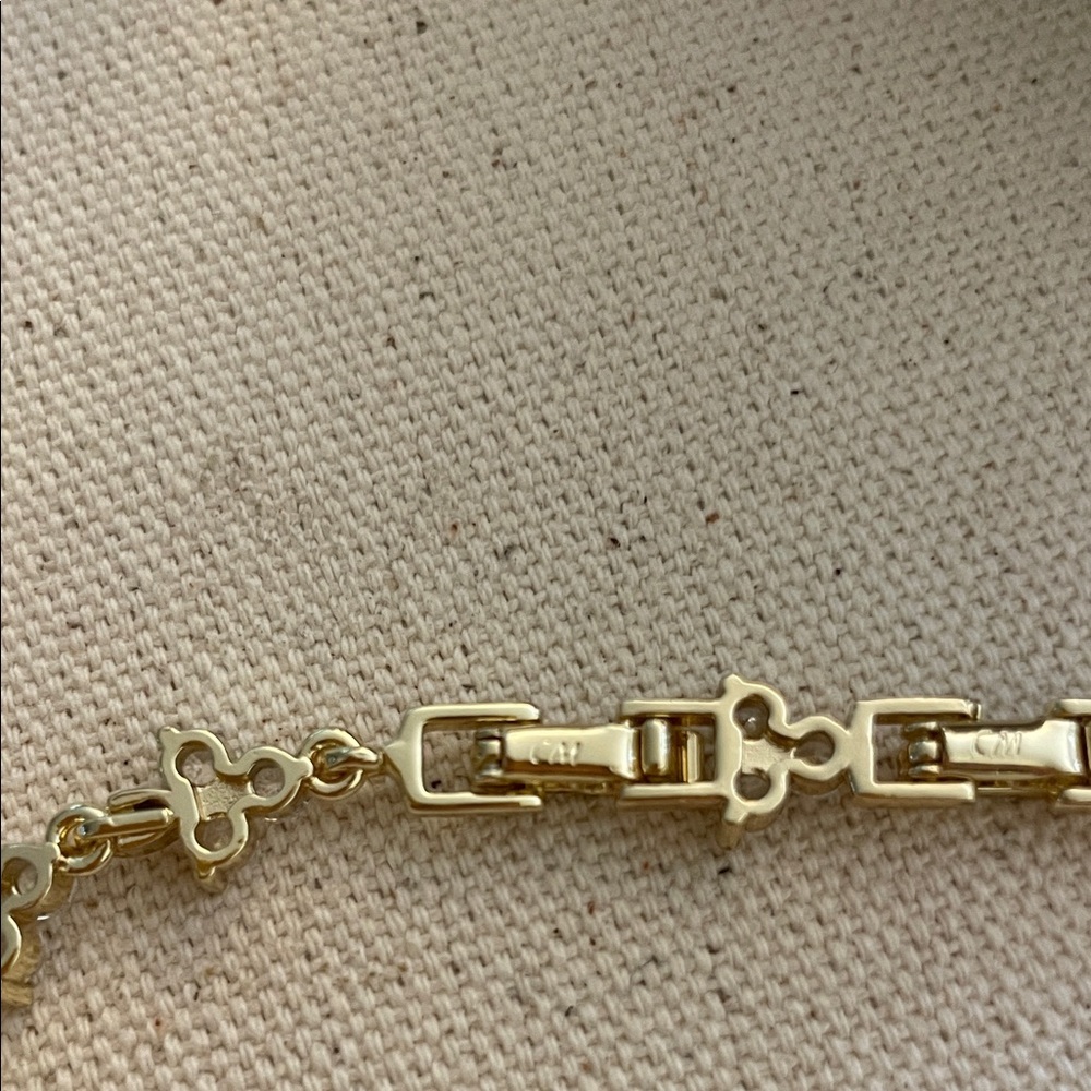 Elegant Gold plated Classic Bracelet 7” Women’s Bracelet | occasions Bracelet - Picture 3 of 4